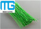 Зеленые/белые связи кабеля нейлона, пластиковая связь создают программу-оболочку 6 дюймов размер 3 кс 150мм поставщик